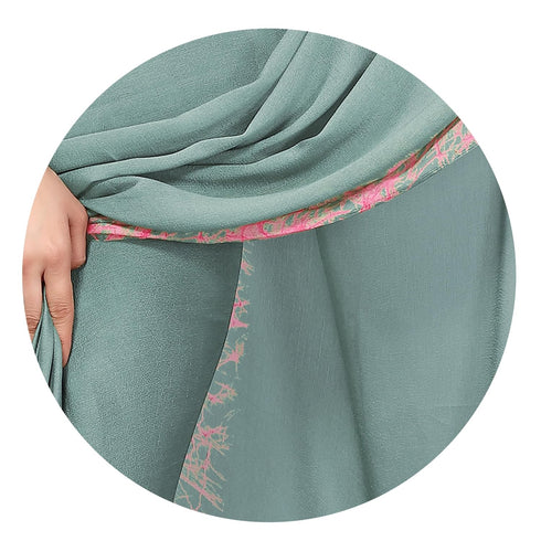 Vasthrlay Fashion Chiffon Abstrect Printed Ethnic Wear
