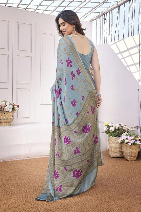 Vasthrlay Fashion Chiffon Printed Ethnic Wear