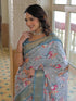Vasthrlay Printed Weaving Off White Off White Saree