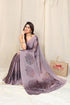 Vasthrlay Fashion Chiffon Printed Dusty Ethnic Wear