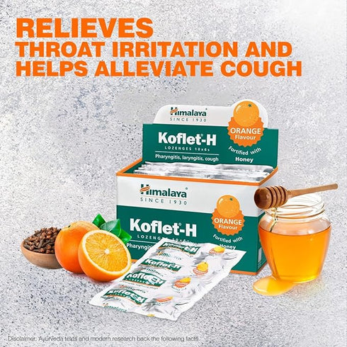 Himalaya Koflet H Lozenges orange Flavour