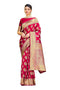 Vasthrlay Banarasi Wine Ethnic Wear