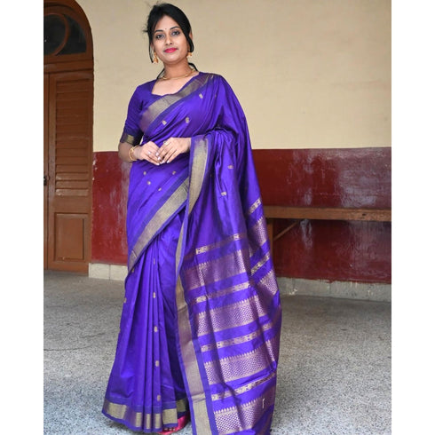 Vasthrlay Kanjivaram Tassels Saree