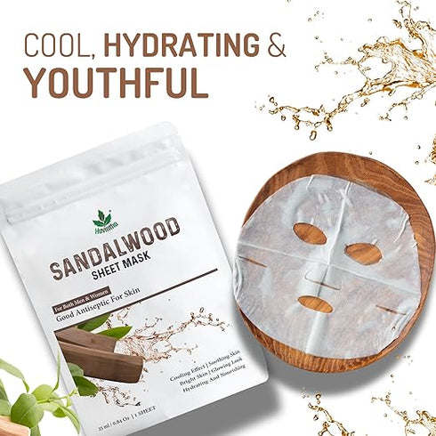 Havintha - Sandalwood Face Sheet Mask For Glowing Skin