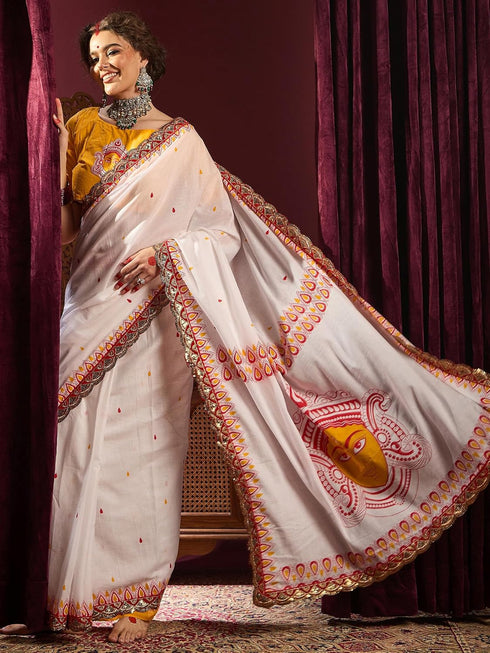 Vasthrlay Printed Unstitched Smc Ethnic Wear