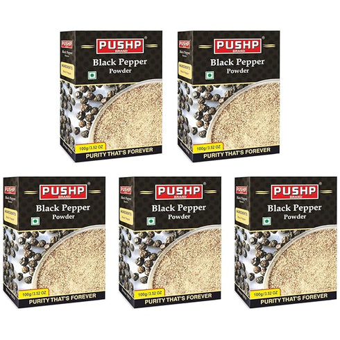 Pushp Brand Black Pepper Powder