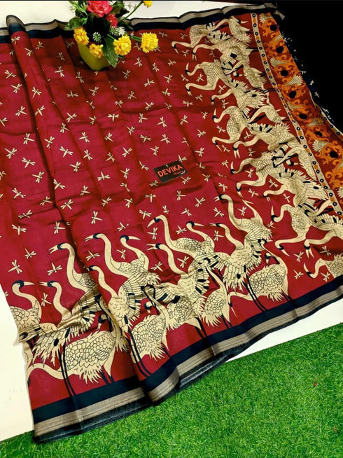 Vasthrlay Printed Lightweight Traditional
