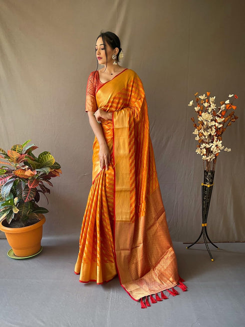 Vasthrlay Leriya Patola Banarasi Ethnic Wear