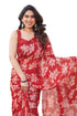 Vasthrlay Fashion Chiffon Printed Red Ethnic Wear