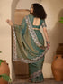 Vasthrlay Georgette Embroidery Dusty Saree