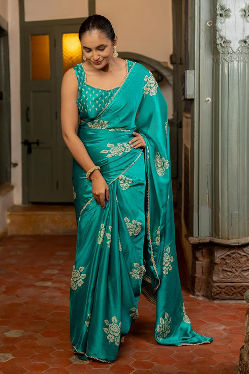 Vasthrlay Fashion Chiffon Printed Ethnic Wear