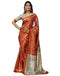 Vasthrlay Bandhani Printed Unstitched Wine Saree