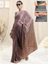 Vasthrlay Fashion Chiffon Chevron Printed Ethnic Wear