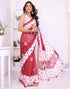 Vasthrlay Chanderi Unstitched Blouse Saree Az Ys Vedashri