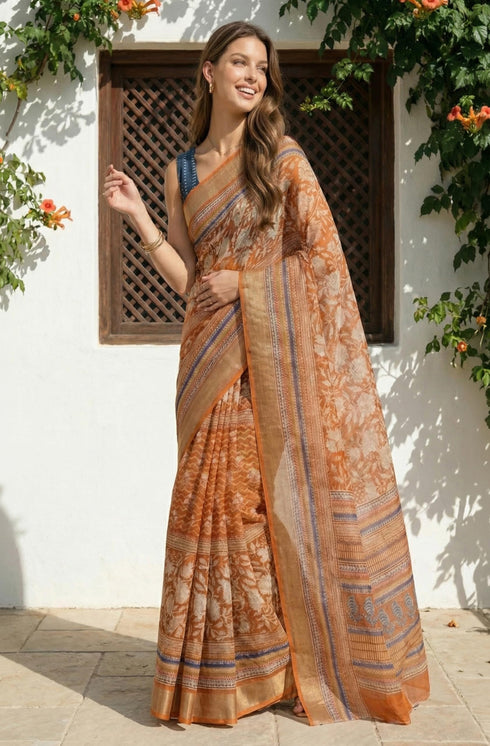 Vasthrlay Printed Saree