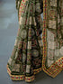 Vasthrlay Georgette Bandhani Dark Saree