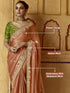 Vasthrlay Embroidery Sequence Unstitched Morpeach Ethnic Wear