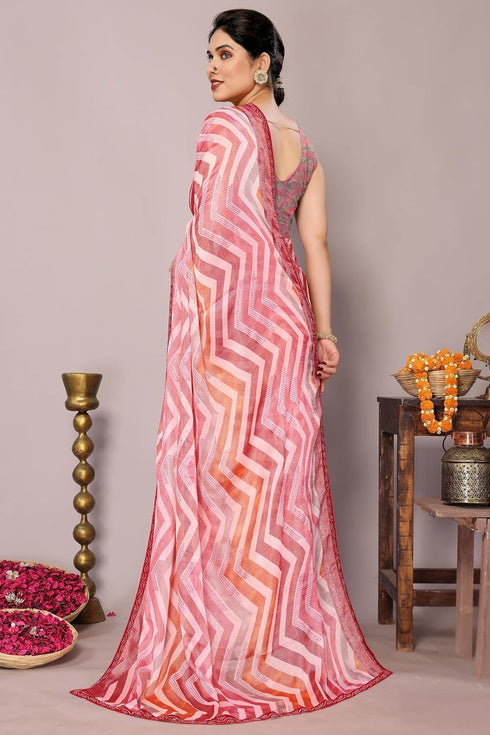 Vasthrlay Fashion Chiffon Georgette Light Ethnic Wear