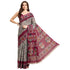 Vasthrlay Cotton Printed Mulmul Black Saree