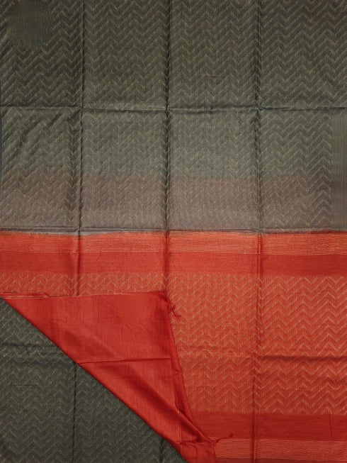 Vasthrlay Brown Bhagalpuri Saree