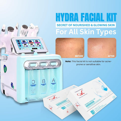 A+ Hydra Facial Korean Monodose Kit | 6 Step Facial Kit