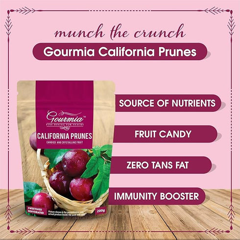 Gourmia California Dried Prunes 200g