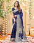 Vasthrlay Womens Weaving Unstitched Cream Saree