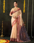 Vasthrlay Special Printed Unstitched Beige Saree