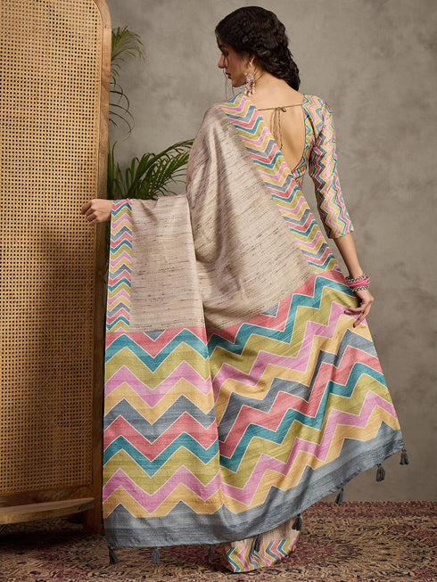 Vasthrlay Georgette Madhubani Unstitched Su Ethnic Wear