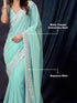 Vasthrlay Georgette Embroidery Unstitched Purple Ethnic Wear