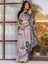 Vasthrlay Womens Printed Unstitched Multicolor Saree