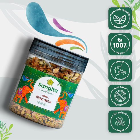 Sangita Mukhwas Navratna Mouth Freshener Mukhwas | Premium Nut And Seed Mix