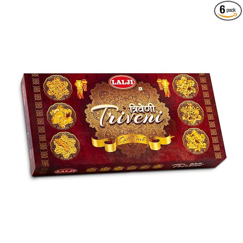 Lalji Triveni Delight Gift Pack | Perfect Namkeen Combo for Festive Gifting