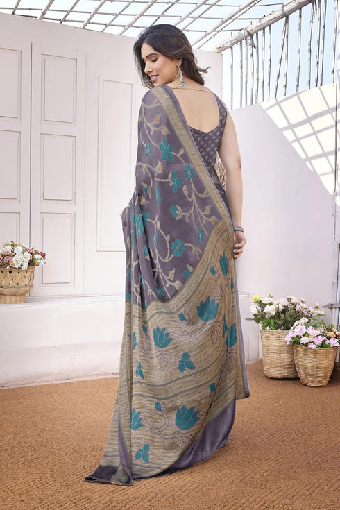 Vasthrlay Fashion Chiffon Printed Ethnic Wear