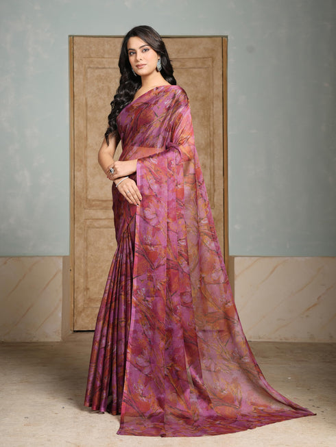 Vasthrlay Chiffon Floral Saree