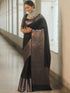 Vasthrlay Saree Kanjivaram Silk Pari Dark