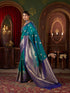 Vasthrlay Kanjivaram Unstitched Jacquard Stylish Saree