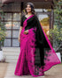 Vasthrlay Womens Printed Unstitched White Saree