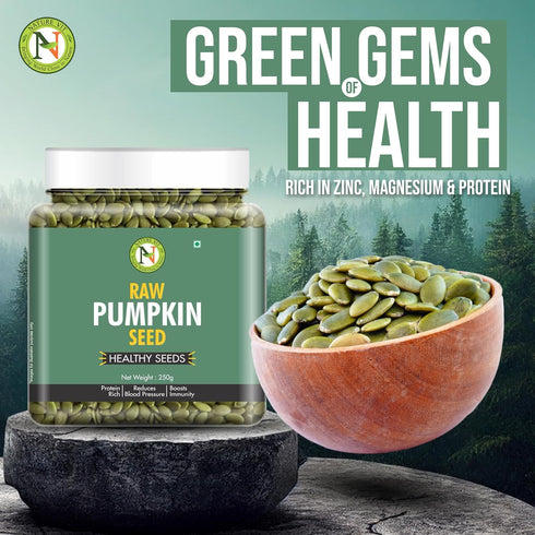 Nature Vit Pumpkin Seeds Raw| Protein-Rich & Immunity Booster