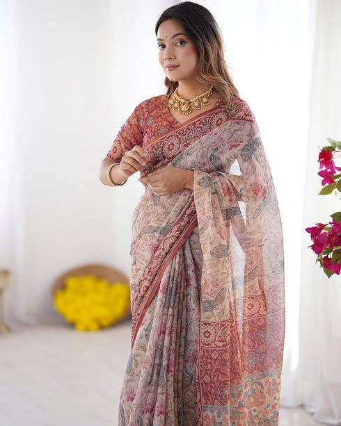 Vasthrlay Handloom Cotton Traditional Saree