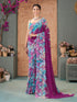 Vasthrlay Georgette Printed Saree