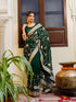 Vasthrlay Georgette Embroidery Navy Navy Blue Saree