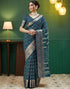 Vasthrlay Bandhani Printed Unstitched Red Saree