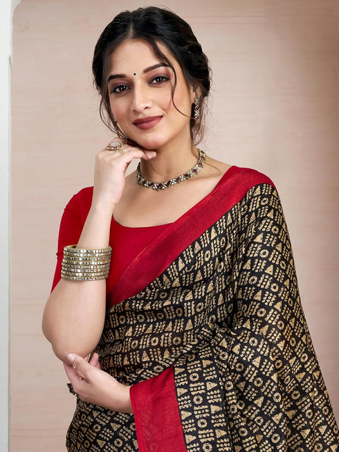 Vasthrlay Bhagalpuri Printed Unstitched 4161s246n White