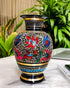 Brass Hand Carved Bidri Work Flower vase