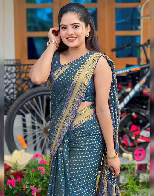 Vasthrlay Wedding Mehndi Saree