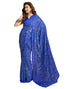 Vasthrlay Womens Printed Unstitched Brown Saree