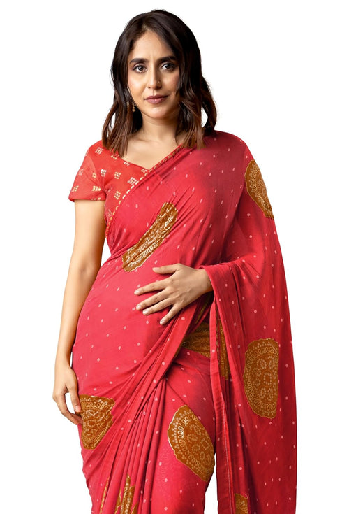 Vasthrlay Fashion Chiffon Georgette Light Ethnic Wear