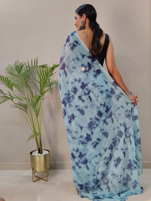 Vasthrlay Georgette Unstitched Saree