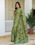 Vasthrlay Bandhani Printed Unstitched Wine Saree